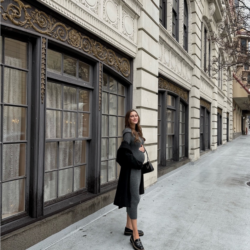H&M Gray Maxi Dress